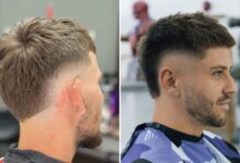 Burst Fade Mullet