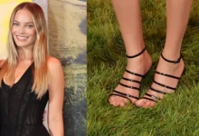 margot robbie feet