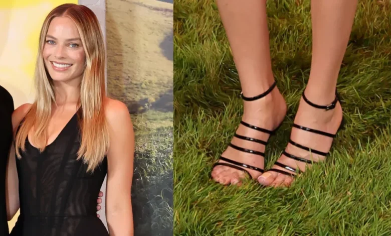 margot robbie feet